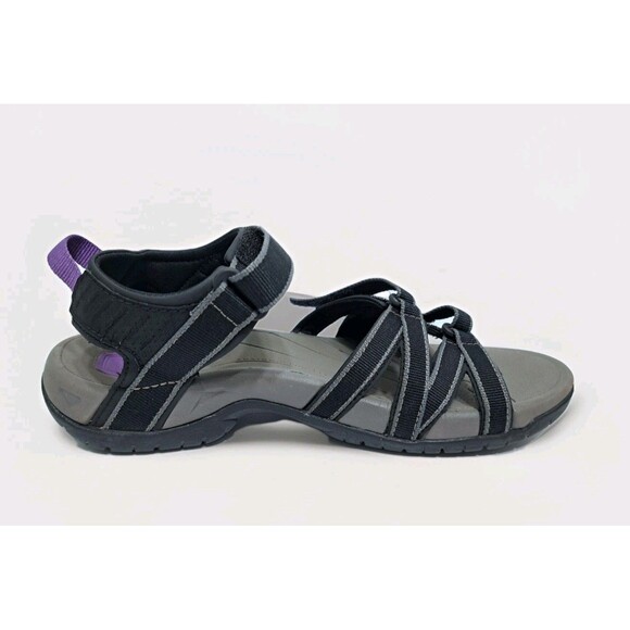 Teva Tirra Strappy Sandals Women's Size 9 Hiking Outdoors Purple Black  Trail - Picture 4 of 10